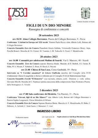 Figli di un Dio Minore- Conferenze in Italia